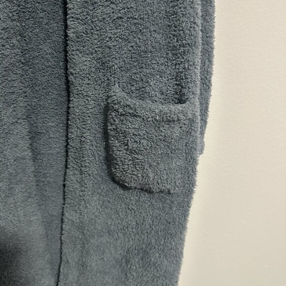Barefoot Dreams Cozy Chic Robe Gray Womens Plus Size 1 No Waist‎ Tie - Picture 4 of 9